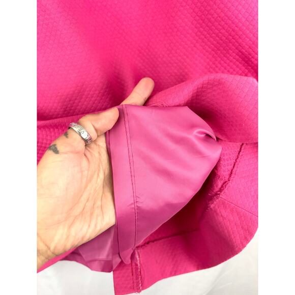 VTG Herbert Grossman Cynthia Sobel Pink Pencil Skirt Sz 14 Made in USA Textured - Picture 5 of 10